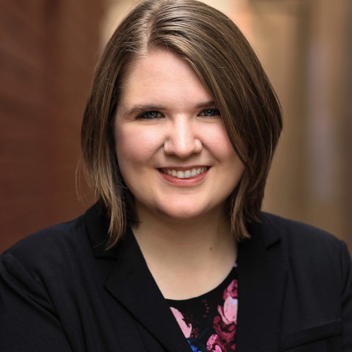 Headshot of woman named Kathryn Mortensen