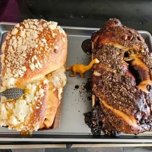 Picture of baked babkas (sweet bread)